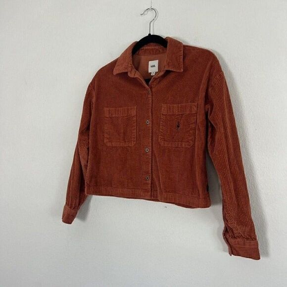 Vans Surf Supply Ainara Cord Woven Lifestyle Shirt Women's XS Picante Jacket - Picture 10 of 11